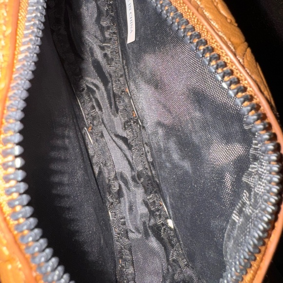 Stone Mountain Leather Embossed Belt Bag Sz Medium Ladies - Picture 7 of 10